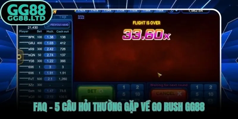 Go Rush GG88 giải đáp nhanh các thắc mắc phổ biến nhất